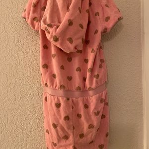 Juicy Terry cloth jump suit size 6